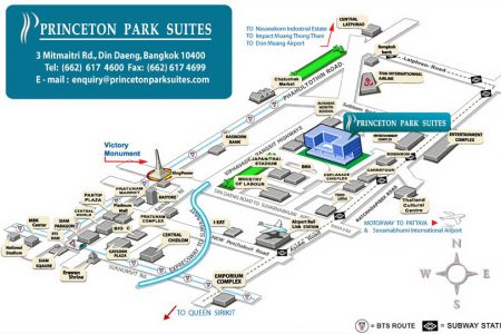 Princeton Bangkok : Map